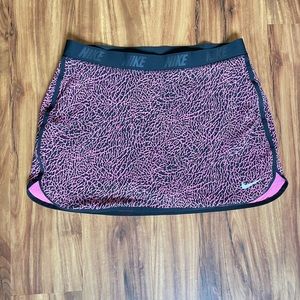 Nike Golf Hot Pink And Black Skort Tennis Athletic Skirt